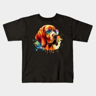 Cool Bracco Italiano Dog Kids T-Shirt